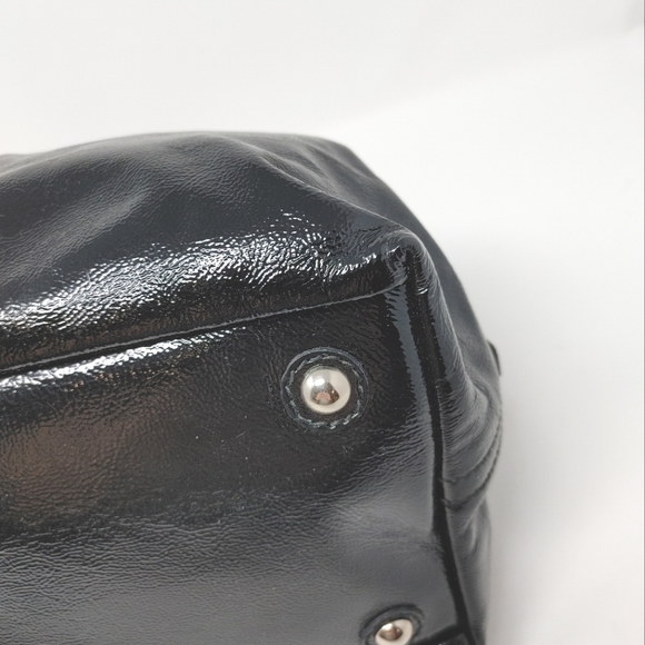 YSL Rive Gauche Authentic Small Patent Black Easy Y 2 Way Bag - Picture 7 of 13